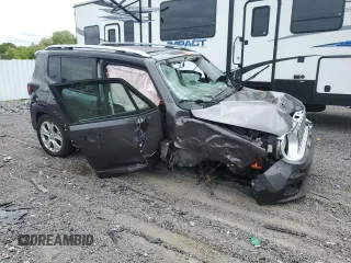 2016 Jeep Renegade Limited with VIN ZACCJBDT0GPD74512, listed as a Copart auction lot 57263705 with Not provided miles and Salvage title. Bid and sale history available at DreamBid. Image 4.