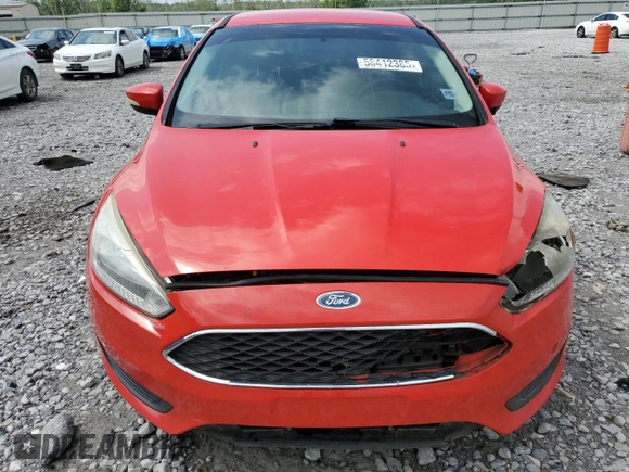2016 Ford Focus SE with VIN 1FADP3F28GL342818, listed as a Copart auction lot 58412385 with Not provided miles and Salvage title. Bid and sale history available at DreamBid. Image 5.