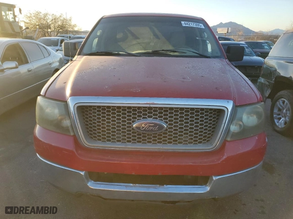 2004 Ford F-150 XLT with VIN 1FTRW12W94KA48460, listed as a Copart auction lot 44217395 with 183,684 mi miles and Salvage Title. Bid and sale history available at carsss.com. Image 5.