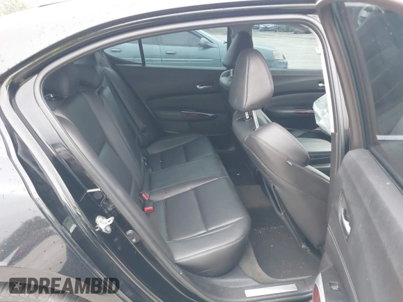 2015 Acura TLX with VIN 19UUB1F34FA012367, listed as a IAAI auction lot 41395618 with 120,786 mi miles. Bid and sale history available at carsss.com. Image 8.