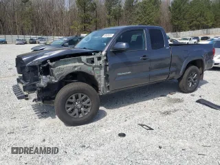 2022 Toyota Tacoma SR with VIN 3TYSX5EN4NT016636, listed as a Copart auction lot 49830005 with 42,357 mi miles and Salvage title. Bid and sale history available at DreamBid. Image 1.