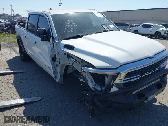 2019 Ram 1500 Big Horn/Lone Star with VIN 1C6SRFFT3KN859793, listed as a IAAI auction lot 41343946 with 70,286 mi miles. Bid and sale history available at carsss.com. Image 1.
