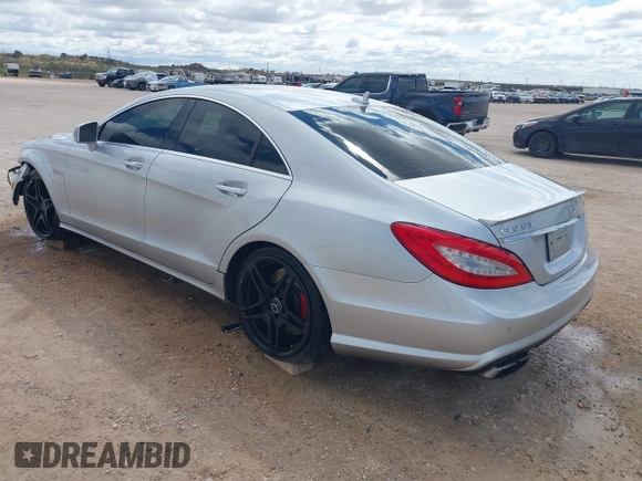 2014 Mercedes-Benz CLS-Class CLS 63 AMG S-Model with VIN WDDLJ7GB3EA104824, listed as a IAAI auction lot 41903353 with 76,706 mi miles. Bid and sale history available at carsss.com. Image 3.