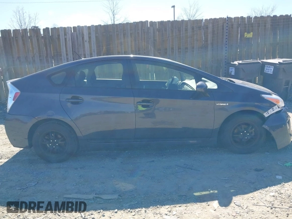 2012 Toyota Prius One with VIN JTDKN3DU5C5507573, listed as a IAAI auction lot 41887602 with 142,708 mi miles. Bid and sale history available at carsss.com. Image 13.
