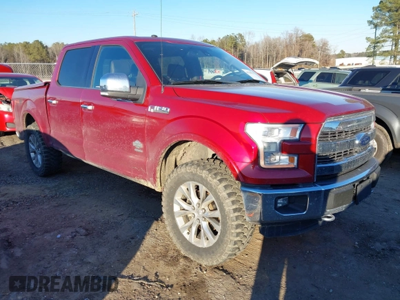 2016 Ford F-150 XLT with VIN 1FTEW1EG5GFB63279, listed as a IAAI auction lot 41329792 with 102,636 mi miles. Bid and sale history available at carsss.com. Image 1.