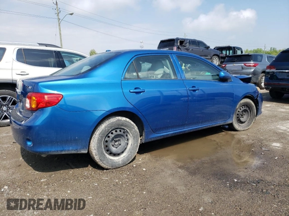 2010 Toyota Corolla with VIN 1NXBU4EE9AZ212426, listed as a Copart auction lot 58755625 with Not provided miles and Clean title. Bid and sale history available at DreamBid. Image 3.