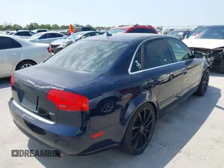 2007 Audi A4 2.0T with VIN WAUAF78E27A207843, listed as a IAAI auction lot 42033988 with 166,453 mi miles. Bid and sale history available at carsss.com. Image 4.