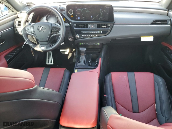 2023 Lexus ES with VIN 58AJZ1B14PU145622, listed as a Copart auction lot 67636734 with 13,972 mi miles and Salvage Title. Bid and sale history available at carsss.com. Image 8.