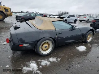 1987 Chevrolet Corvette with VIN 1G1YY3184H5119288, listed as a Copart auction lot 45191605 with 52,340 mi miles and Salvage Title. Bid and sale history available at carsss.com. Image 3.