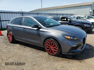 2020 Hyundai Elantra GT N Line with VIN KMHH55LC5LU123907, listed as a Copart auction lot 63770704 with 108,649 mi miles and Clean Title. Bid and sale history available at carsss.com. Image 4.