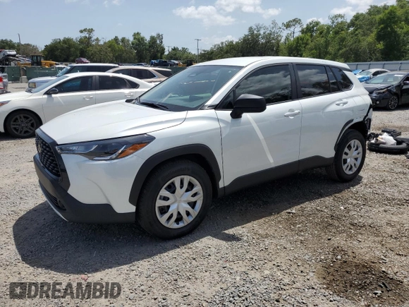 2024 Toyota Corolla Cross L with VIN 7MUAAAAG6RV105158, listed as a Copart auction lot 60271015 with 7,294 mi miles and Salvage title. Bid and sale history available at DreamBid. Image 1.