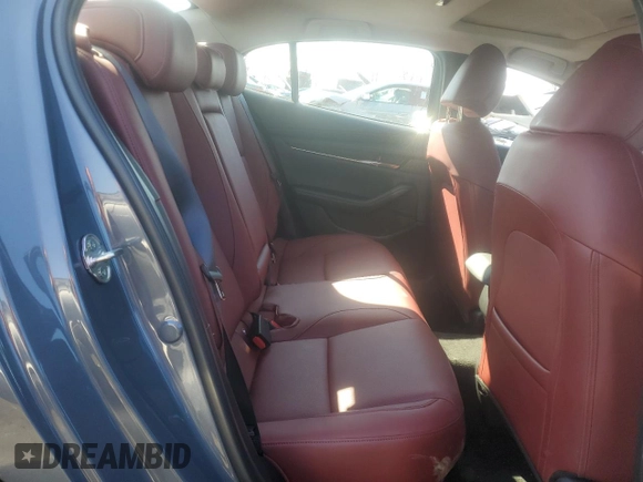 2025 Mazda 3 S Carbon Edition with VIN JM1BPBCM0S1757508, listed as a Copart auction lot 44410305 with 358 mi miles and Salvage Title. Bid and sale history available at DreamBid. Image 10.