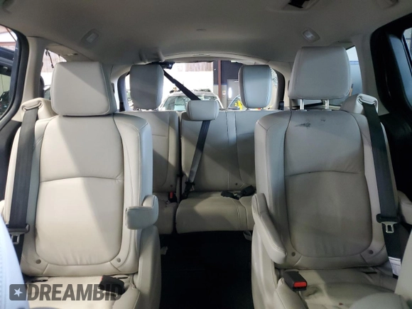 2025 Honda Odyssey EX-L with VIN 5FNRL6H6XSB017869, listed as a Copart auction lot 45461005 with 4,884 mi miles and Salvage Title. Bid and sale history available at carsss.com. Image 10.