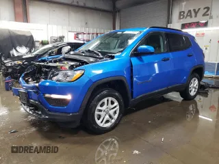 2020 Jeep Compass Sport with VIN 3C4NJDAB5LT149277, listed as a Copart auction lot 45512905 with 78,251 mi miles and Salvage Title. Bid and sale history available at carsss.com. Image 1.
