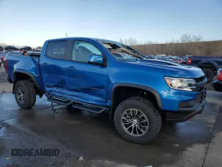 2022 Chevrolet Colorado 4WD ZR2 with VIN 1GCGTEEN7N1322272, listed as a Copart auction lot 48326175 with 13,997 mi miles and Salvage Title. Bid and sale history available at carsss.com. Image 4.