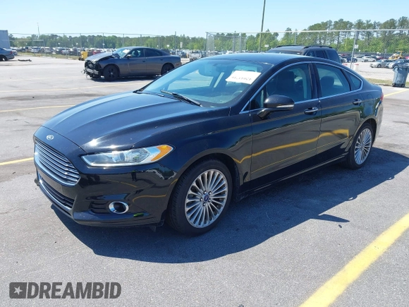 2016 Ford Fusion Titanium with VIN 3FA6P0K9XGR158234, listed as a IAAI auction lot 42043716 with 161,164 mi miles. Bid and sale history available at carsss.com. Image 2.