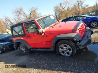 2013 Jeep Wrangler Sport with VIN 1C4AJWAG5DL574727, listed as a IAAI auction lot 41806091 with 84,092 mi miles and . Bid and sale history available at carsss.com. Image 13.