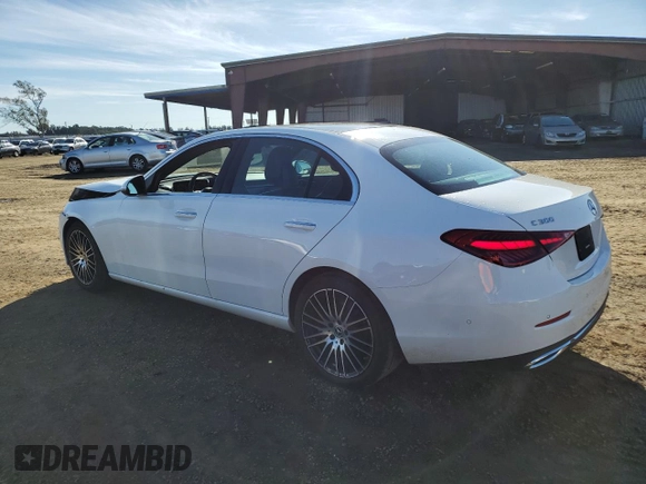 2024 Mercedes-Benz C 300 with VIN W1KAF4HB9RR232143, listed as a Copart auction lot 87269584 with 6,420 mi miles and Clean Title. Bid and sale history available at DreamBid. Image 2.
