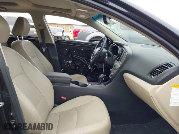 2013 Kia Optima EX with VIN KNAGM4AD9D5060201, listed as a IAAI auction lot 42020016 with 126,674 mi miles and . Bid and sale history available at carsss.com. Image 5.