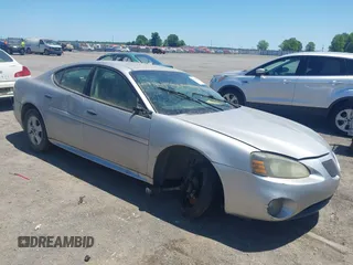2006 Pontiac Grand Prix z VIN 2G2WP552061266052, wystawiony jako IAAI lot #42304256 z przebiegiem Nie podano mil oraz . Historia ofert i sprzedaży dostępna na DreamBid. Obrazek 1.