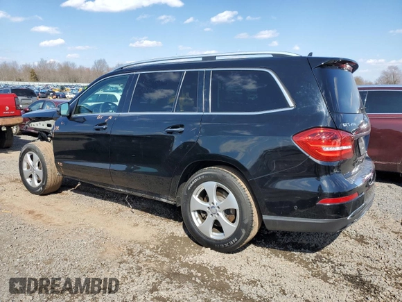 2017 Mercedes-Benz GLS with VIN 4JGDF6EE2HA751190, listed as a Copart auction lot 50566425 with 106,702 mi miles and Salvage Title. Bid and sale history available at carsss.com. Image 2.
