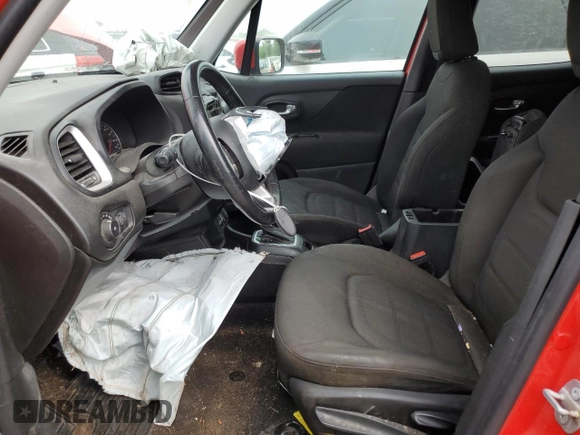 2018 Jeep Renegade Latitude z VIN ZACCJABB0JPG71260, wystawiony jako Copart lot #54177035 z przebiegiem 106 040 mil mil oraz Szkoda całkowita • Salvage title. Historia ofert i sprzedaży dostępna na DreamBid. Obrazek 7.