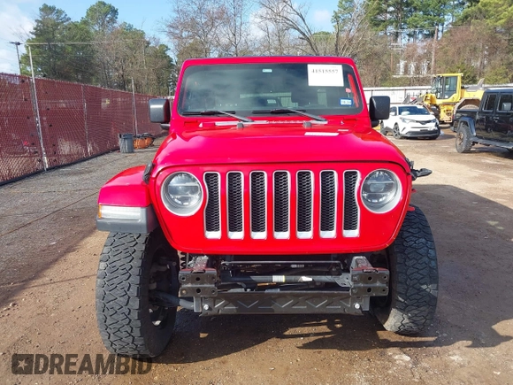 2018 Jeep Wrangler Unlimited Sahara z VIN 1C4HJXEN7JW224927, wystawiony jako IAAI lot #41515557 z przebiegiem 81 138 mil mil oraz . Historia ofert i sprzedaży dostępna na DreamBid. Obrazek 13.
