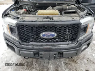 2019 Ford F-150 XL with VIN 1FTEW1E54KKE61689, listed as a Copart auction lot 87960225 with 94,355 mi miles and Salvage Title. Bid and sale history available at carsss.com. Image 11.