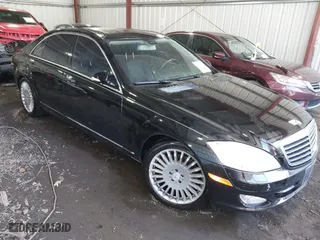2007 Mercedes-Benz S-Class 5.5L V8 with VIN WDDNG86X77A114950, listed as a IAAI auction lot 41851212 with 164,205 mi miles. Bid and sale history available at carsss.com. Image 1.