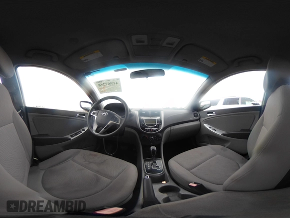 2012 Hyundai Accent GLS with VIN KMHCU4AEXCU168661, listed as a IAAI auction lot 41963258 with 216,006 mi miles. Bid and sale history available at carsss.com. Image 18.