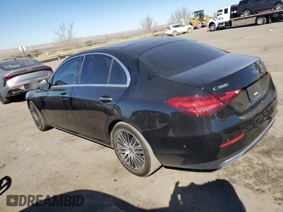 2023 Mercedes-Benz C 300 with VIN W1KAF4HB0PR153442, listed as a Copart auction lot 45536115 with 19,333 mi miles and Salvage Title. Bid and sale history available at DreamBid. Image 2.