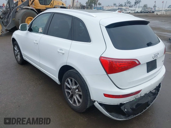 2012 Audi Q5 Premium Plus with VIN WA1LFAFPXCA125912, listed as a IAAI auction lot 42428627 with 128,617 mi miles and . Bid and sale history available at DreamBid. Image 3.