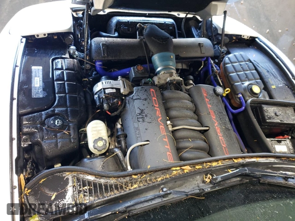 2002 Chevrolet Corvette with VIN 1G1YY22G825115140, listed as a Copart auction lot 79898774 with 64,214 mi miles and Salvage Title. Bid and sale history available at carsss.com. Image 11.