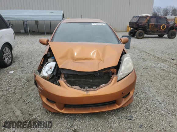 2009 Honda Fit Sport with VIN JHMGE88469S020940, listed as a Copart auction lot 47004055 with 213,745 mi miles and Salvage Title. Bid and sale history available at carsss.com. Image 5.