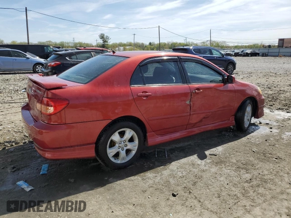 2006 Toyota Corolla CE with VIN 2T1BR32E76C583805, listed as a Copart auction lot 54131835 with 176,216 mi miles and Salvage Title. Bid and sale history available at DreamBid. Image 3.