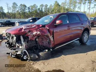2018 Dodge Durango SXT with VIN 1C4RDJAG7JC483189, listed as a Copart auction lot 43590325 with Not Provided miles and Salvage Title. Bid and sale history available at DreamBid. Image 1.