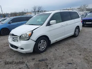 2006 Honda Odyssey EX with VIN 5FNRL384X6B433665, listed as a IAAI auction lot 42027622 with 215,990 mi miles and . Bid and sale history available at DreamBid. Image 2.