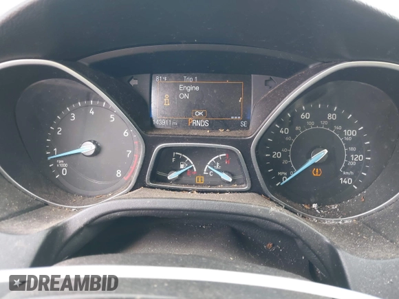 2015 Ford Focus SE with VIN 1FADP3F26FL356554, listed as a IAAI auction lot 41773139 with 143,911 mi miles. Bid and sale history available at carsss.com. Image 7.