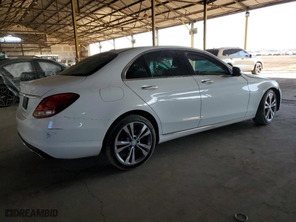 2017 Mercedes-Benz C-Class C 300 with VIN 55SWF4JB9HU193146, listed as a Copart auction lot 46884975 with 97,583 mi miles and Salvage Title. Bid and sale history available at carsss.com. Image 3.