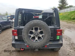 2021 Jeep Wrangler Unlimited Rubicon with VIN 1C4HJXFNXMW612186, listed as a Copart auction lot 56786665 with 52,379 mi miles and Salvage title. Bid and sale history available at DreamBid. Image 6.