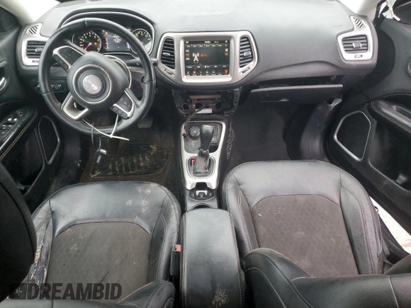 2017 Jeep Compass Latitude with VIN 3C4NJDBB4HT688530, listed as a Copart auction lot 44862595 with 138,232 mi miles and Salvage Title. Bid and sale history available at carsss.com. Image 8.