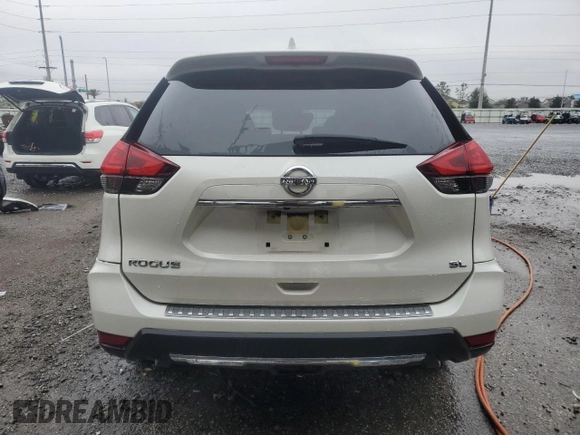 2017 Nissan Rogue SL with VIN JN8AT2MTXHW398715, listed as a Copart auction lot 42044975 with 134,262 mi miles and Salvage Title. Bid and sale history available at DreamBid. Image 6.