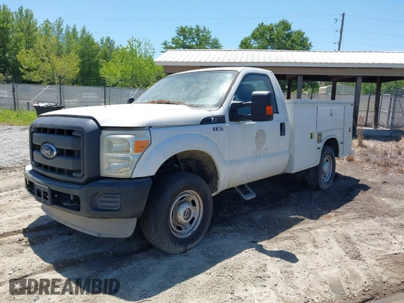 2013 Ford Super Duty F-250 SRW XL with VIN 1FDBF2B63DEA18579, listed as a IAAI auction lot 42136145 with 221,134 mi miles. Bid and sale history available at carsss.com. Image 17.