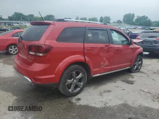 2015 Dodge Journey Crossroad with VIN 3C4PDCGG1FT670028, listed as a Copart auction lot 59700045 with 90,066 mi miles and Salvage title. Bid and sale history available at DreamBid. Image 3.