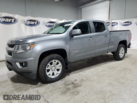 2020 Chevrolet Colorado 4WD LT with VIN 1GCGTCEN5L1151555, listed as a Copart auction lot 51833345 with 102,959 mi miles and Clean title. Bid and sale history available at DreamBid. Image 1.