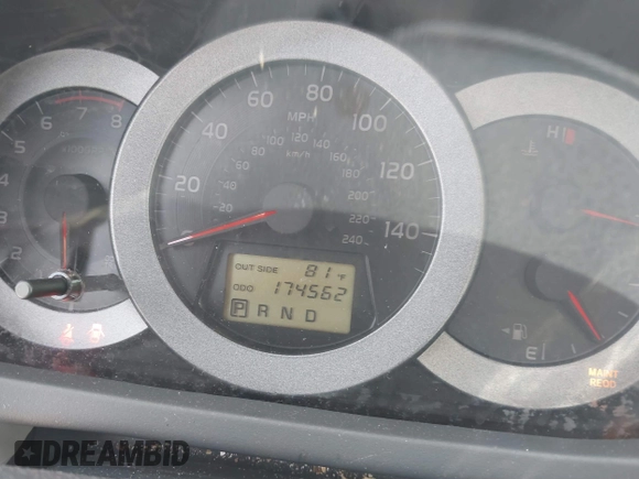 2008 Toyota RAV4 with VIN JTMZK33V686014973, listed as a IAAI auction lot 41684595 with 174,562 mi miles. Bid and sale history available at carsss.com. Image 7.