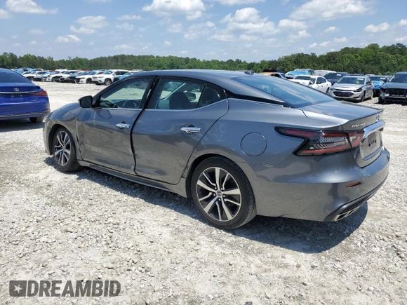 2020 Nissan Maxima SV z VIN 1N4AA6CV6LC366694, wystawiony jako Copart lot #56389315 z przebiegiem 116 615 mil mil oraz Szkoda całkowita • Salvage title. Historia ofert i sprzedaży dostępna na DreamBid. Obrazek 2.