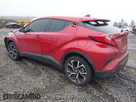 2021 Toyota C-HR LE with VIN JTNKHMBX1M1104530, listed as a IAAI auction lot 41324350 with 53,112 mi miles. Bid and sale history available at carsss.com. Image 3.