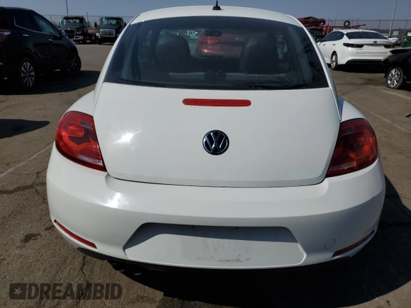 2015 Volkswagen Beetle Fleet Edition with VIN 3VWF17AT9FM623581, listed as a Copart auction lot 48771895 with 89,835 mi miles and Salvage Title. Bid and sale history available at DreamBid. Image 6.