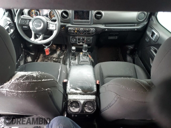 2023 Jeep Wrangler Unlimited Willys Sport with VIN 1C4HJXDMXPW596537, listed as a Copart auction lot 45043975 with 8,076 mi miles and Salvage Title. Bid and sale history available at DreamBid. Image 8.